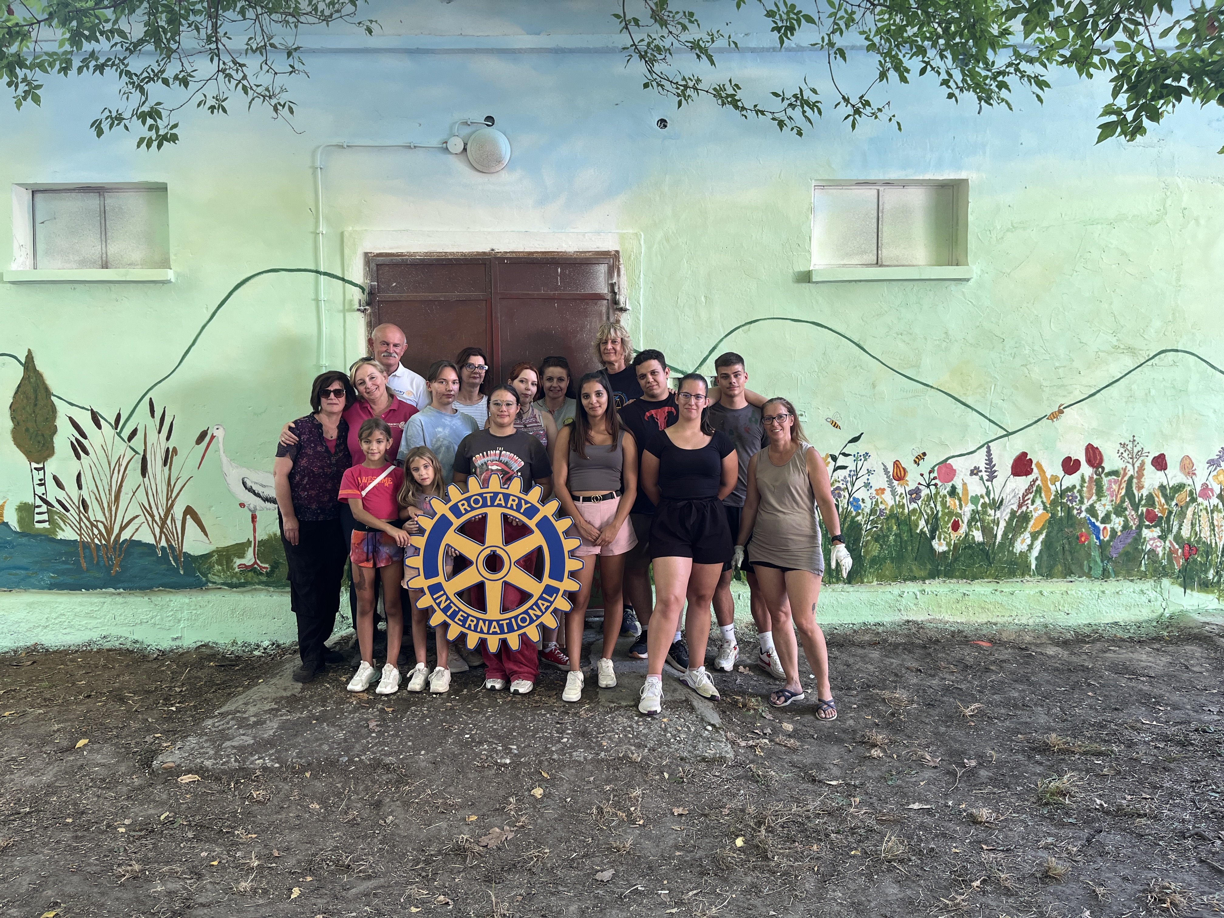 Színes falak Somogyváron 