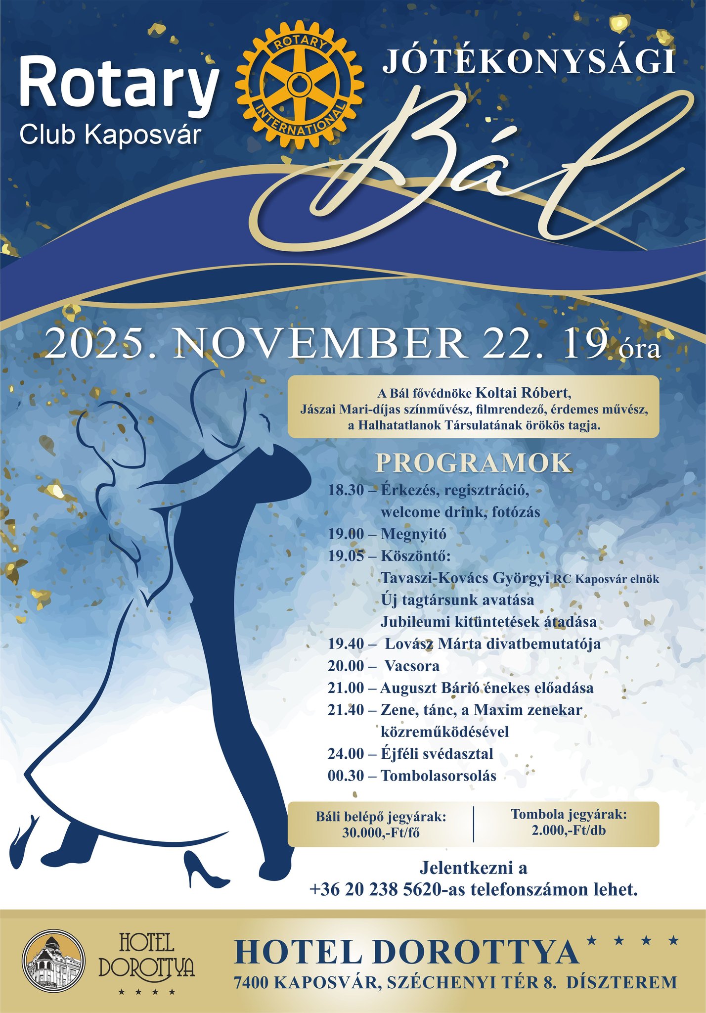 Jótékonysági Bál Kaposvári Dorottya Hotelben 